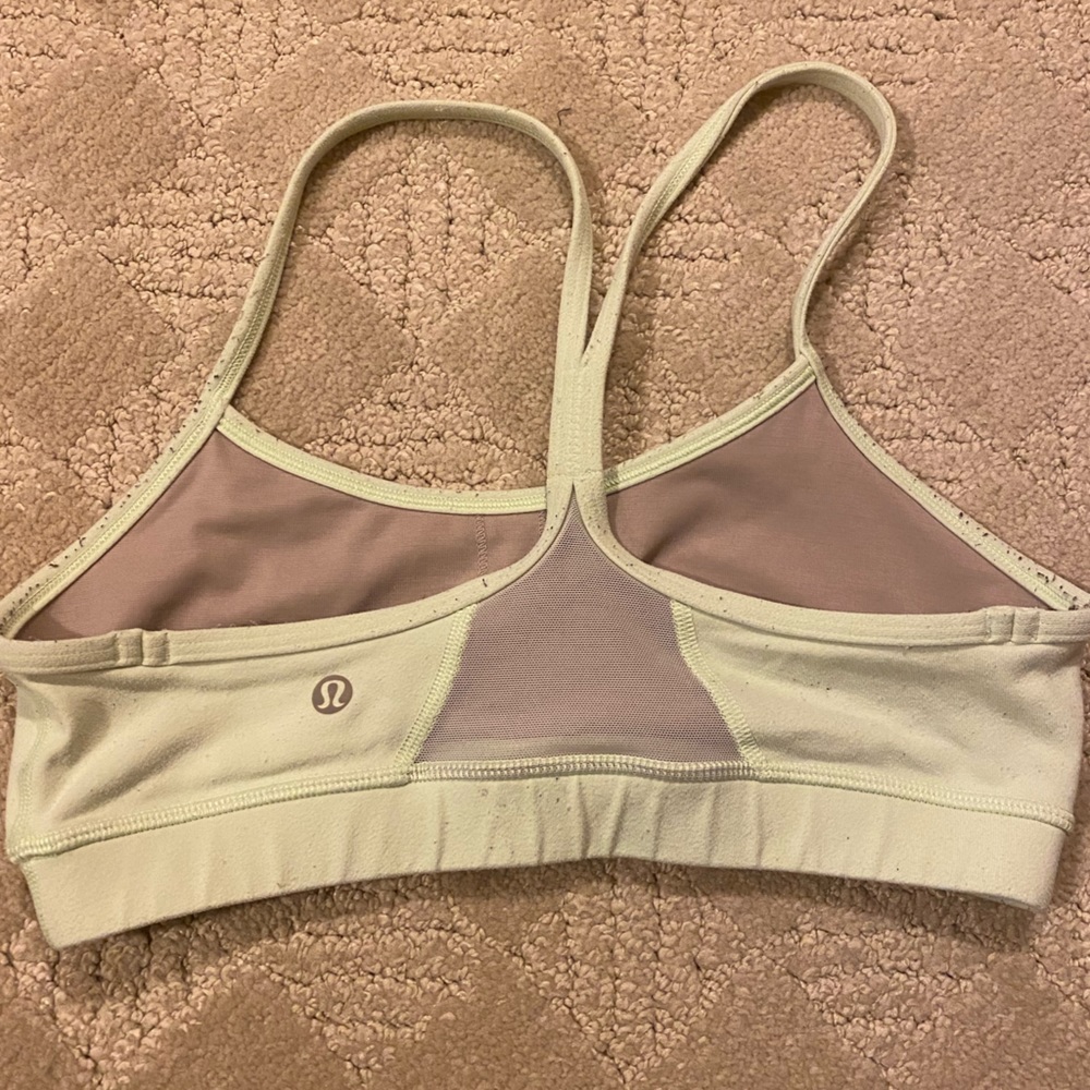 Lululemon sports bra - faded zap size 6